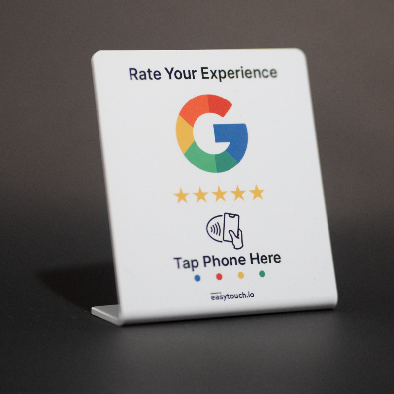 NFC Tap Google Review Stand